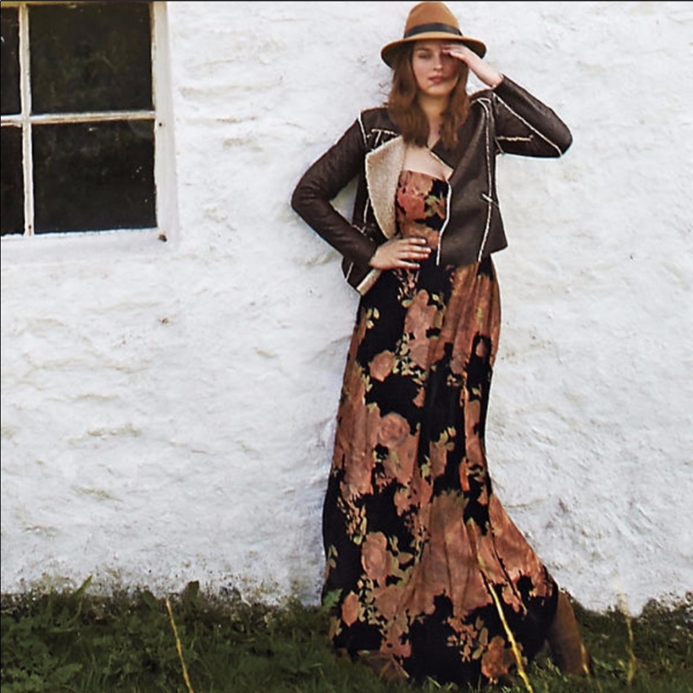 Anthropologie Rosalind Velvet gown MAXI DRESS - Picture 1 of 6